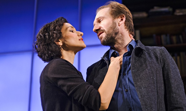 Indira Varma and Ralph Fiennes in Man and Superman